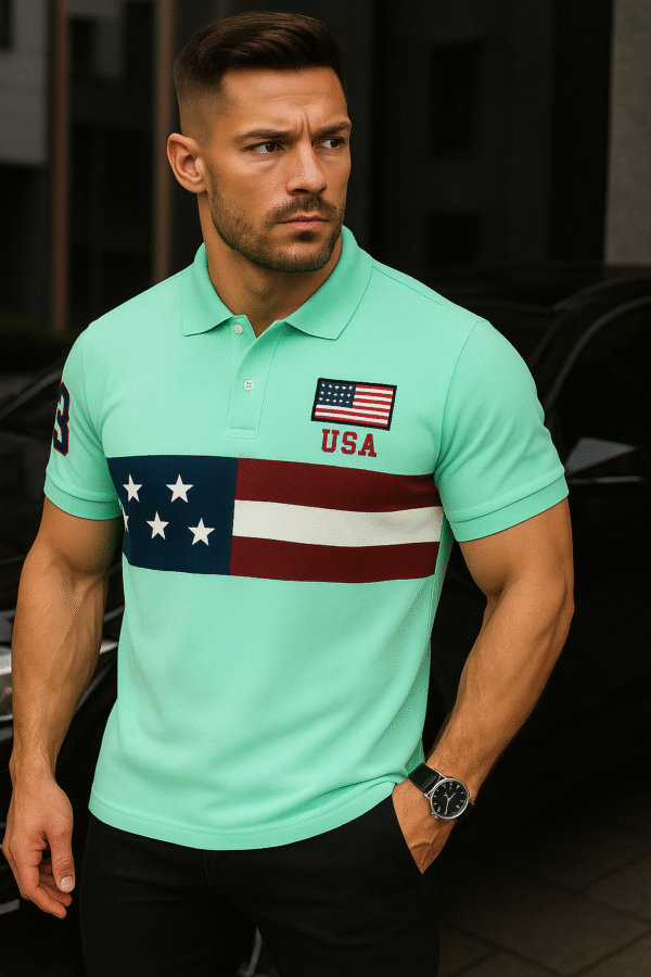 Leeray Polo T-shirt – 2 in 1 | Soft Cotton | Summer Wear - Image 2